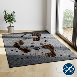 Tapis d'entrée grande taille : paillasson absorbant XXL