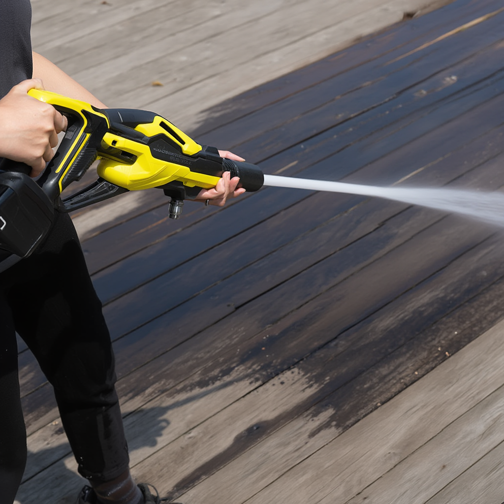 Comment nettoyer une terrasse bois avec le bon nettoyeur