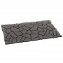 Tapis d'entrée extérieur motif pierre 46x76 cm