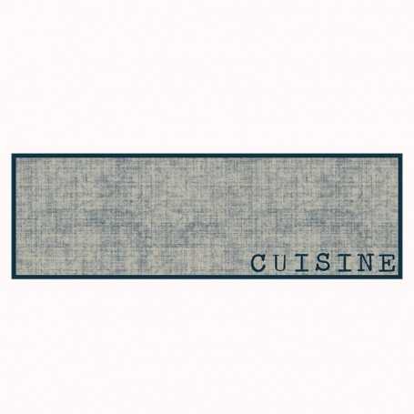 Tapis cuisine bleu 50x150 cm