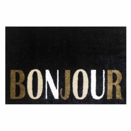 Tapis absorbant 50 x 75 cm - "Bonjour" - Decosoft