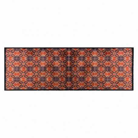 Tapis absorbant 50 x 150 cm - Tiles terra - Decosoft