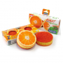 Eponges grattantes fruits orange