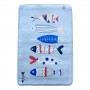 Tapis pour enfants motifs poissons 60 x 90 cm