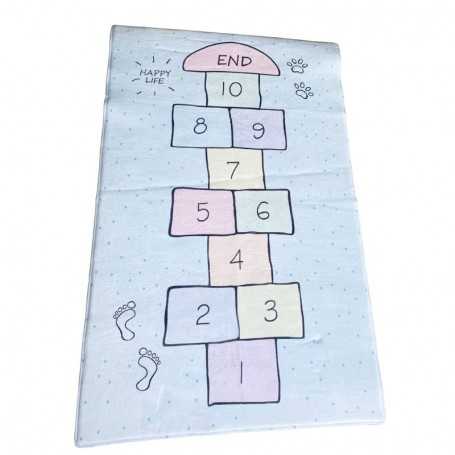 Tapis pour enfants "marelle" - 100x160 cm