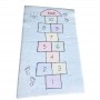 Tapis pour enfants "marelle" - 100x160 cm