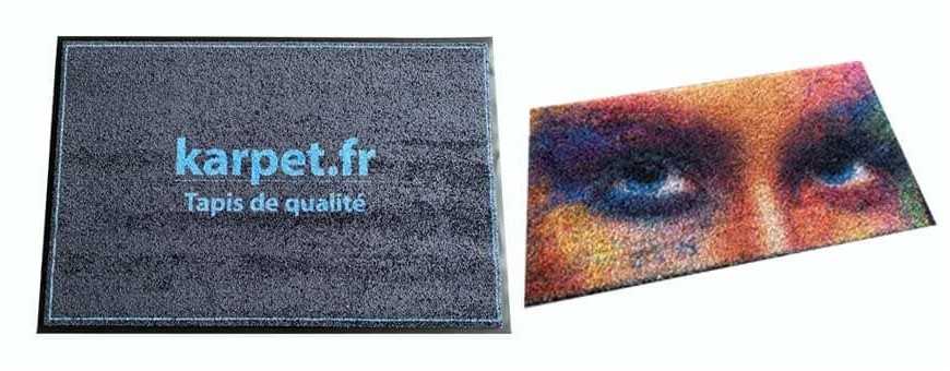 Tapis personnalisés "Absorb+" - avec rebords